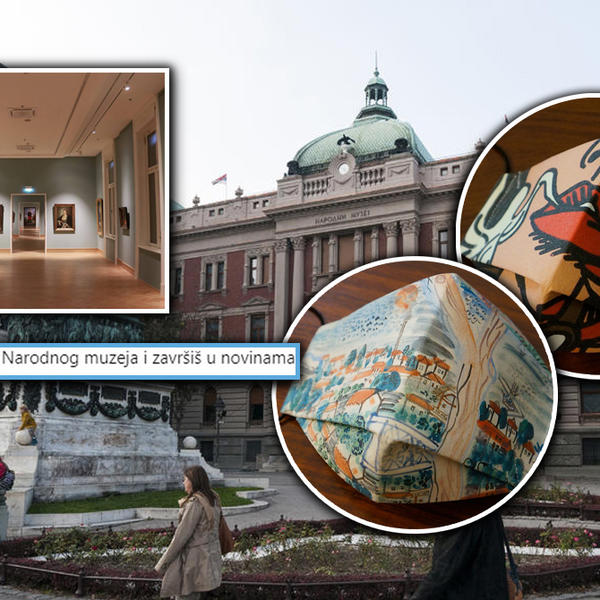 POMAMA ZA MASKAMA IZ NARODNOG MUZEJA, MOTIVI SU UMETNIČKA DELA! Red veliki, sve otišlo odmah, a ON je 1 od kupaca