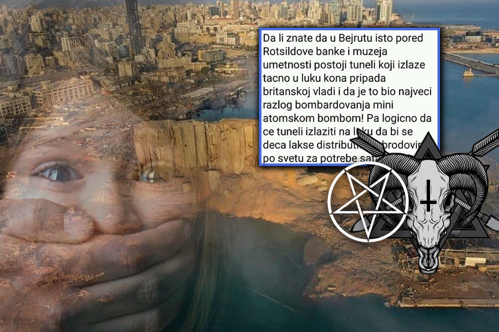 BEJRUT JE BOMBARDOVAN DA BI SATANISTI TRGOVALI DECOM U TUNELIMA: Ovo je nova i najbesmislenija teorija zavere