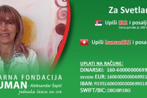 DRAGI SVI, SVETLANI TREBA NAŠA POMOĆ: Živi na dijalizama  BEZ OBA BUBREGA, ovo sad joj je šansa