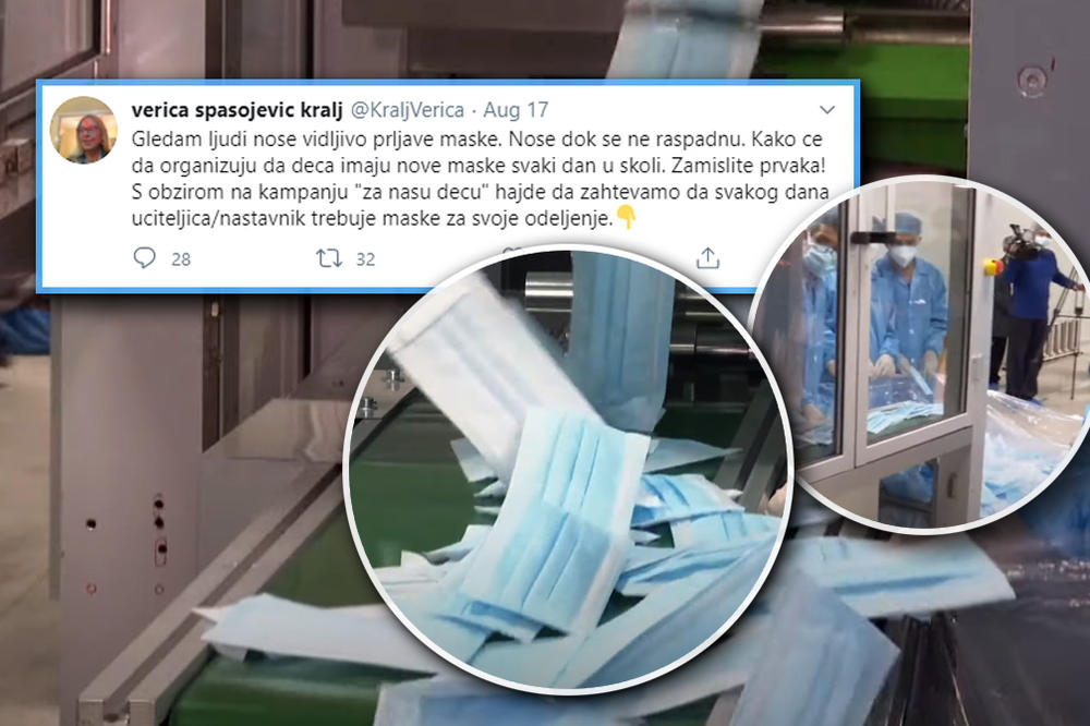 MASKE MENJATI BAR 3 PUTA, TO JE 150 DINARA DNEVNO, MESEČNO 4.500, A KO IMA DVOJE DECE... Na mrežama oko ovoga RAT