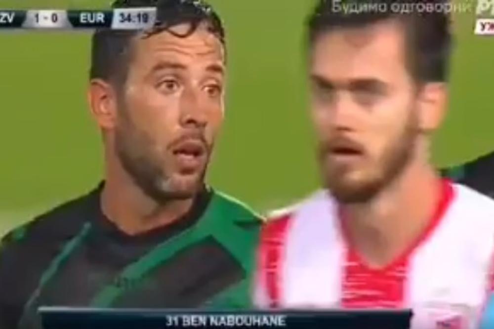 URNEBESNA SCENA SA ZVEZDINOG MEČA: Ovo morate da vidite, jedna od najsmešnijih stvari koje je Marakana videla!