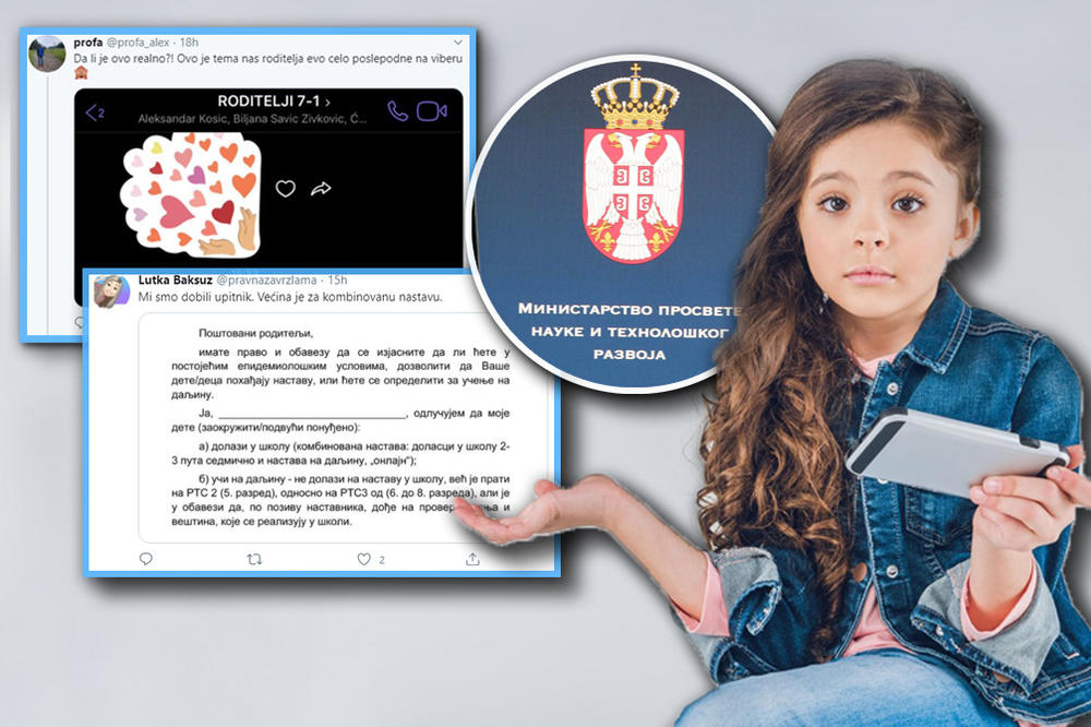 UPITNICI ZA ĐAKE O POČETKU ŠKOLE KRUŽE DRUŠTVENIM MREŽAMA: Pitali smo ministarstvo o čemu je reč, evo objašnjenja