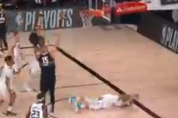 JOKIĆ NOKAUTIRAO GOBERA: Srpski centar furiozno ušao u meč, samo se o njemu priča!