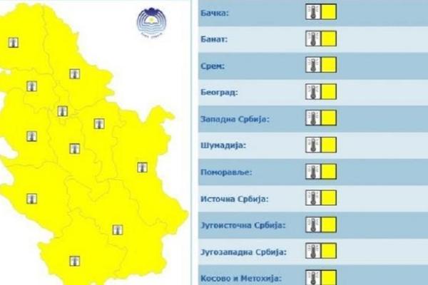 RHMZ IZDAO UPOZORENJE! Ako ste se radovali TOPLOM VIKENDU, ovo morate da vidite (FOTO)