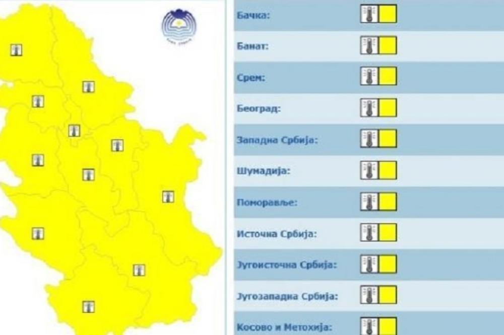 RHMZ IZDAO UPOZORENJE! Ako ste se radovali TOPLOM VIKENDU, ovo morate da vidite (FOTO)