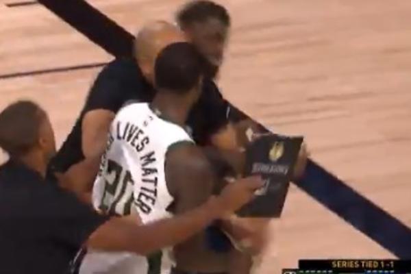 TEŽAK INCIDENT NA MEČU ORLANDA I MILVOKIJA: Velika tuča obeležila utakmicu plej-ofa NBA lige! (VIDEO)