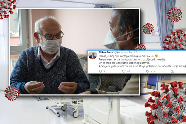 PRE 15 DANA SAM S NJIM PRIČAO O KORONI, MNOGO SE PAZIO, A DANAS JE PREMINUO: Komšijinu ispovest svi moraju da čuju