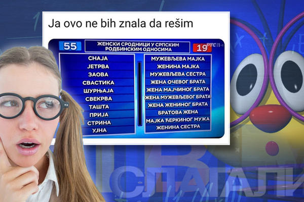 RETKI SU SRBI KOJI OVO ZNAJU DA REŠE! Ovo pitanje iz Slagalice MESECIMA MUČI LJUDE, hoće li ga neko rešiti? (FOTO)