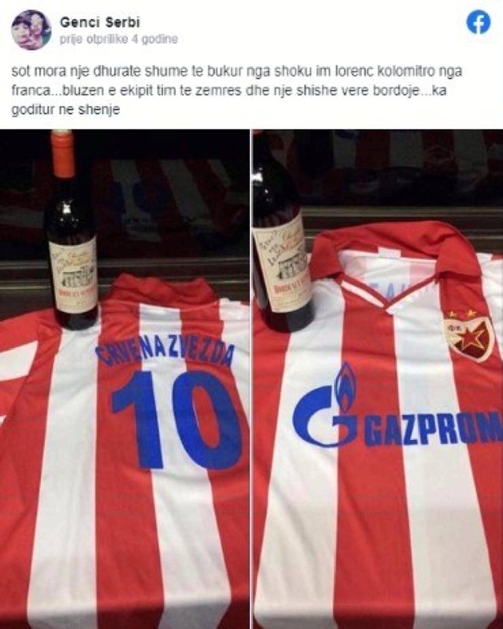 Genci Serbi, Fejsbuk post  