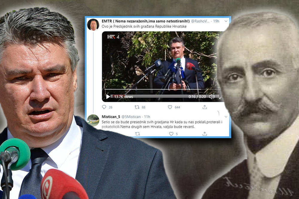 HRVATSKI PREDSEDNIK ODRECITOVAO SRPSKOG PESNIKA NA KOMEMORACIJI SRPSKIM ŽRTVAMA: To je opet podelilo ljude (VIDEO)