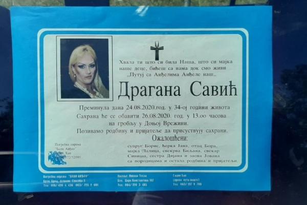 OVO JE PORODILJA KOJA JE UMRLA U NIŠU! Dragana je zdrava došla na porođaj, SAD JE OPLAKUJU (FOTO)