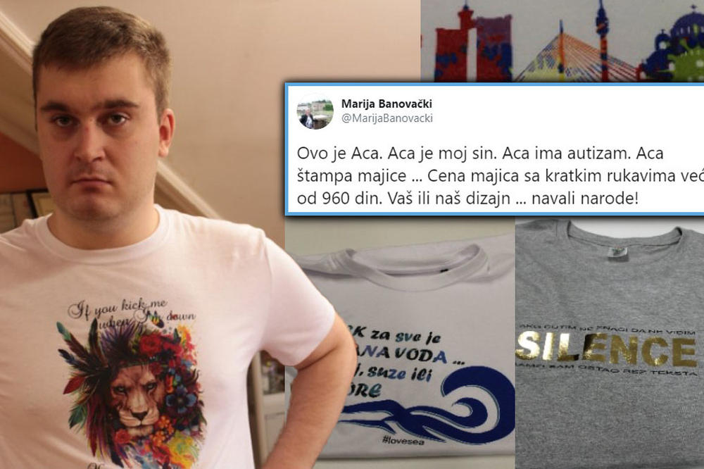 OVO JE ACA. ACA JE MOJ SIN. ACA IMA AUTIZAM I ŠTAMPA MAJICE S VAŠIM DIZAJNOM Ova majka ima snažnu poruku za sve nas