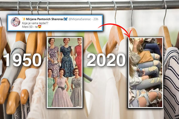ŽENE DANAS NOSE ISCEPANE FARMERKE, a pre 50 godina... ZBOG OVE TEME RAT MEĐU ŽENAMA SRBIJE, stilisti na aparatima