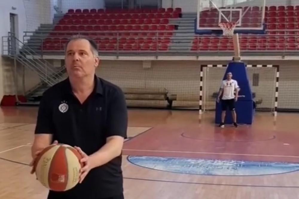 MAGIJA NA TRENINGU PARTIZANA: Košarkaši u neverici zbog poteza trenera crno-belih! (VIDEO)