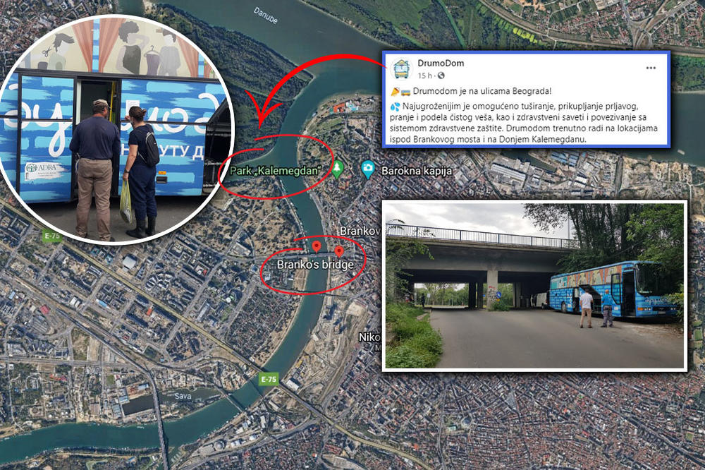 DRUMODOM JE IZAŠAO NA ULICE BEOGRADA: Najugroženjima će biti omogućeno tuširanje i čist veš!