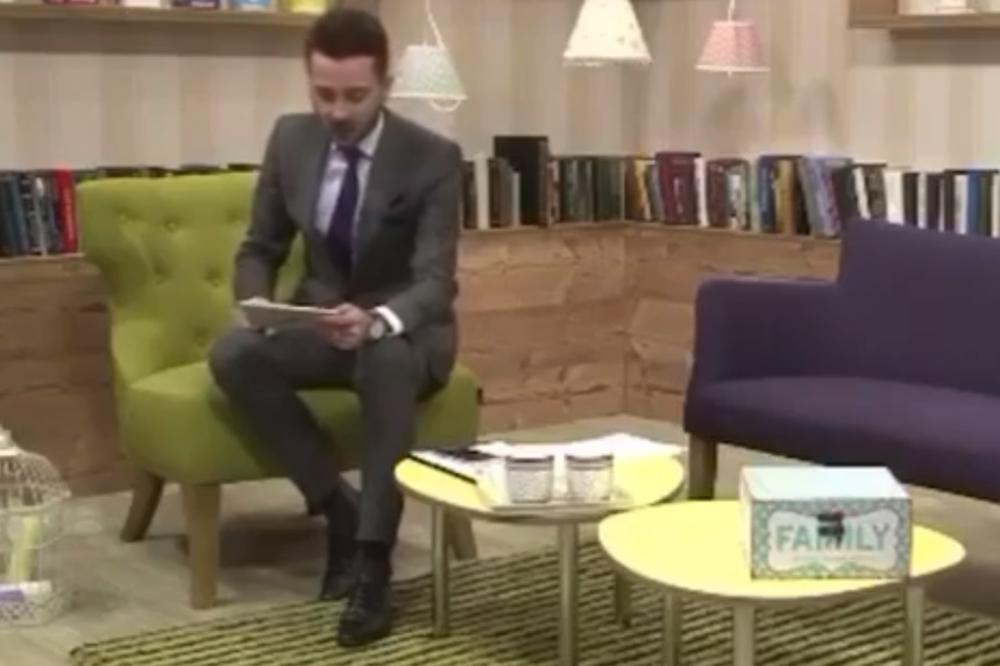 VODITELJ SE IZBLAMIRAO KAO NIKO DO SADA! Gledaocima uživo saopštio šta će se desiti ako ga BUDU P*ŠILI! (VIDEO)