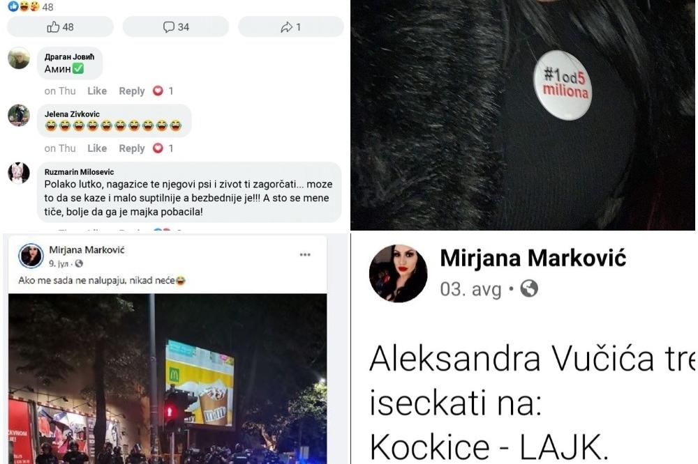 JEZIVE PRETNJE PREDSEDNIKU NA DRUŠTVENIM MREŽAMA: Smrt Aleksandru Vučiću, treba ga iseckati na kockice! (FOTO)