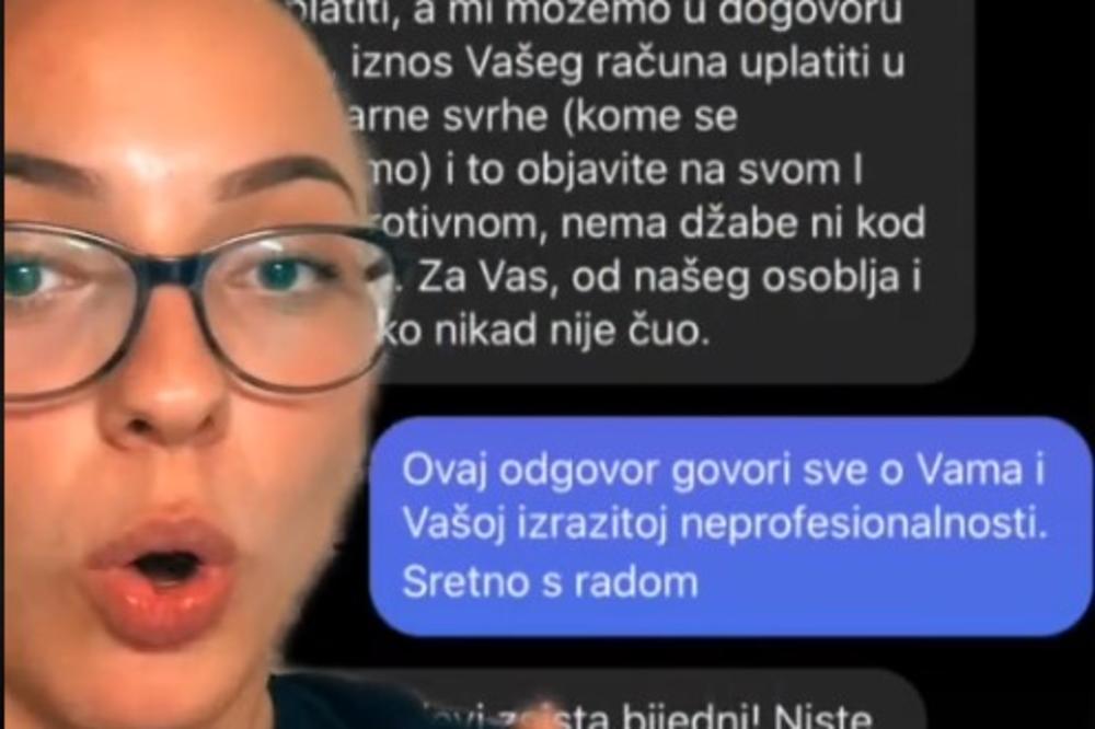 BRUTALNA PROZIVKA: Influenserka IZVREĐALA poznati RESTORAN, a oni joj vratili ISTOM MEROM - GUSKO JEDNA! (VIDEO)