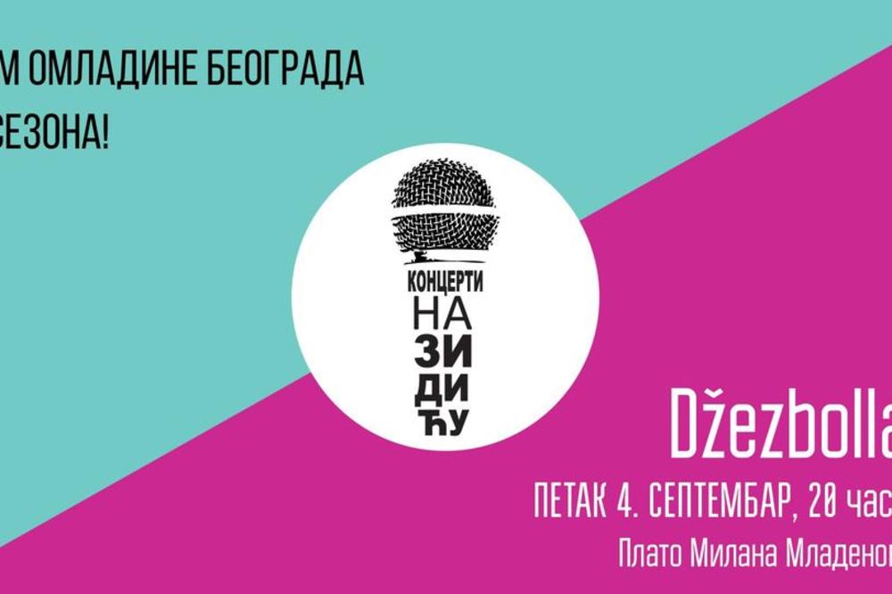 DŽEZBOLLAH: KONCERT NA ZIDIĆU Doma omladine Beograda andergraund džez sastava u petak 4. septembra