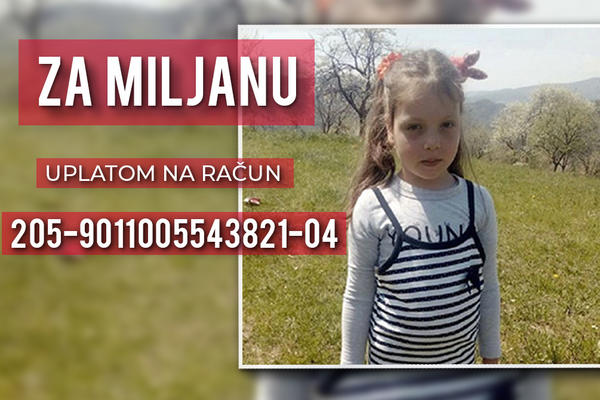 MALA BOLESNA MILJANA NA CELOM SVETU IMA SAMO TATU, A ON NE MOŽE DA JOJ PLATI OPERACIJU: Pomozimo joj da POBEDI!