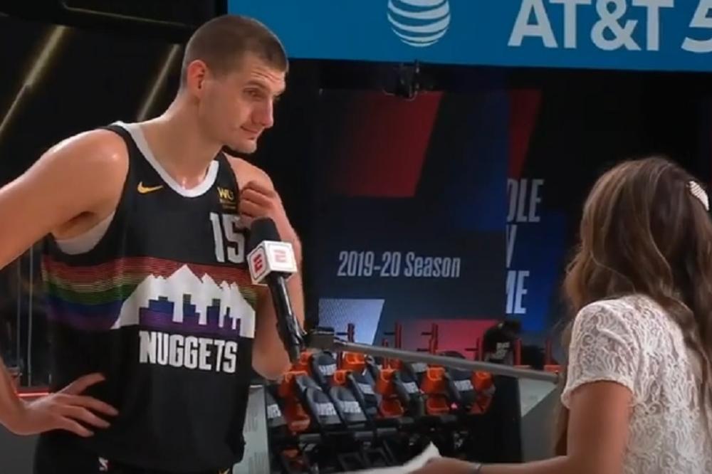 MI NE ZNAMO ŠTA ZNAČI REČ ODUSTAJANJE! Jokić, heroj celog Kolorada, sa terena poslao poruku sledećem protivniku!