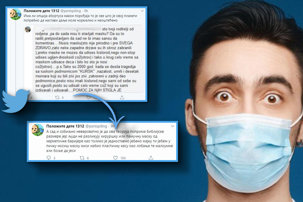 JE L' OVI LJUDI ISPOD KAMENA RASTU? Stigla je nova teorija zavere protiv maski, ZASLUŽUJE TITULU ZA GLUPOST! (FOTO)