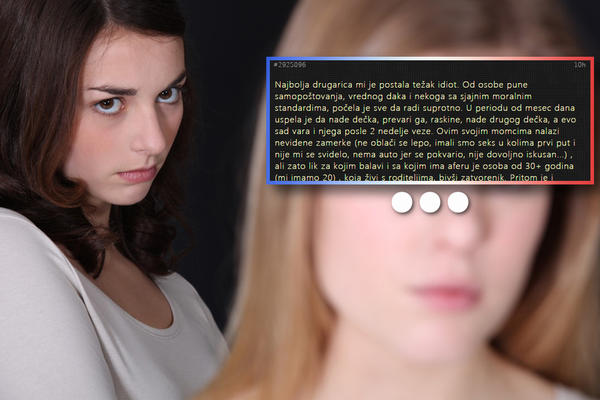 NAJBOLJA DRUGARICA MI JE POSTALA IDIOT: Srpkinja otvorila dušu, ljuta je jer se ova BALAVI SA ZATVORENOM i...