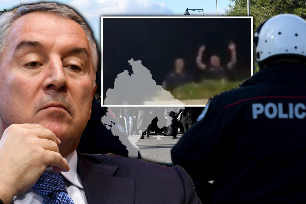 POLICAJCI PROSLAVLJALI PAD MILA ĐUKANOVIĆA: Neverovatne SCENE iz CRNE GORE! (VIDEO)