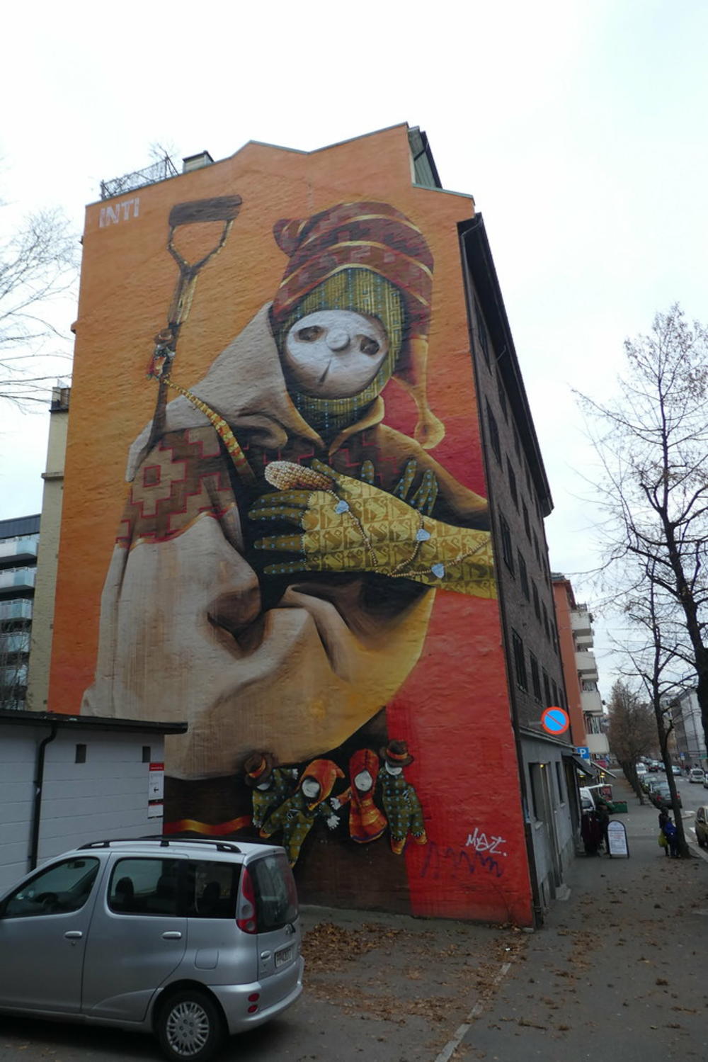 Intjev mural u Oslu, Norveška