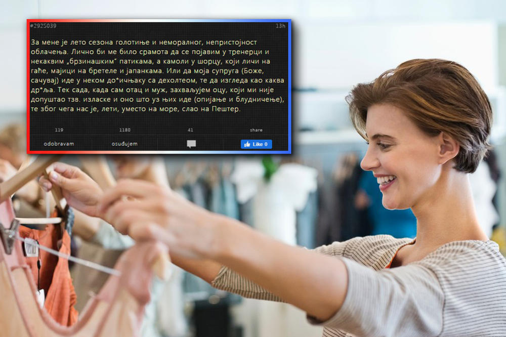 DA MOJA ŽENA IDE U NEKOM DOPI*NJAKU KAO DROLJA, JA BIH JOJ.... Srbine, u kom si ti filmu? (FOTO)