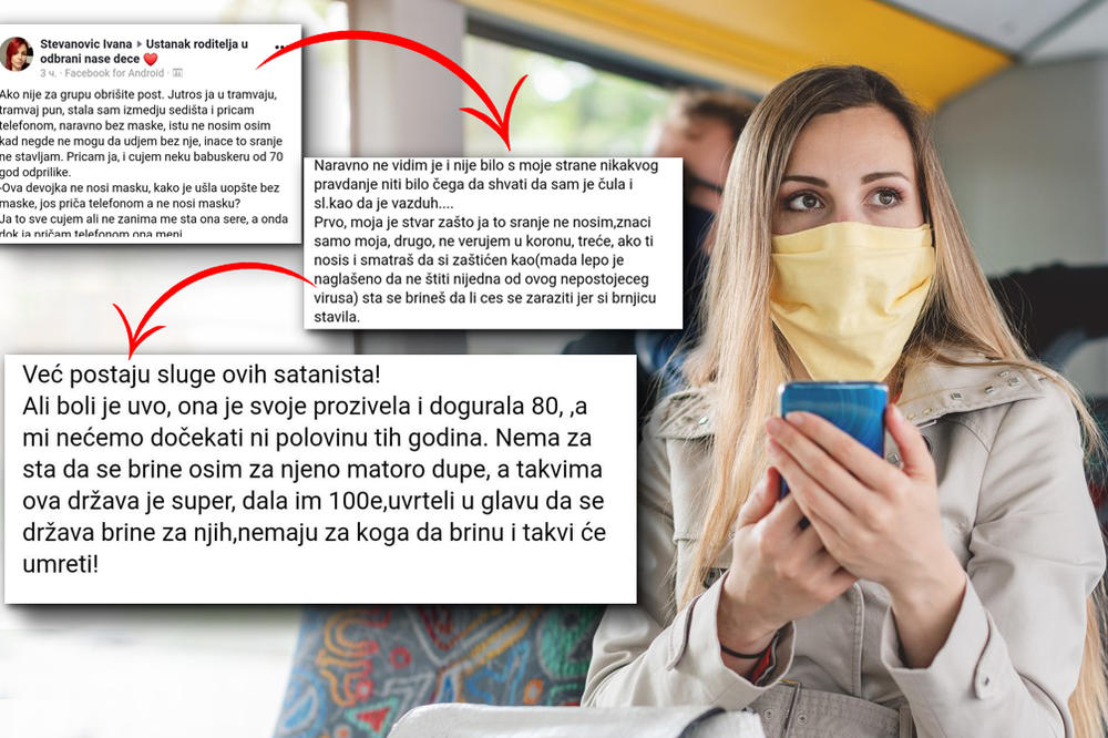 OVI ŠTO NOSE BRNJICE VEĆ POSTAJU SLUGE SATANISTA: Svađa devojke i babe u tramvaju zapalila internet (FOTO)