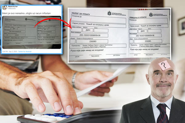 ŽENI IZ SRBIJE JE UZ RAČUN ZA INFOSTAN, STIGLA I OVA UPLATNICA: Njena izjava je izazvala opštu SVAĐU! (FOTO)