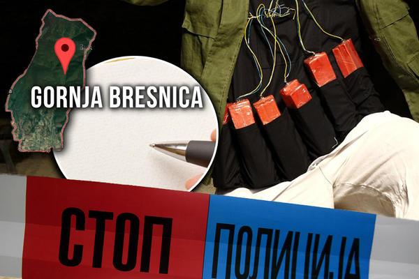 ČOVEK IZ MESTA KOD PROKUPLJA SE RAZNEO BOMBOM! Napisao je oproštajno pismo, SVE SE ZNA