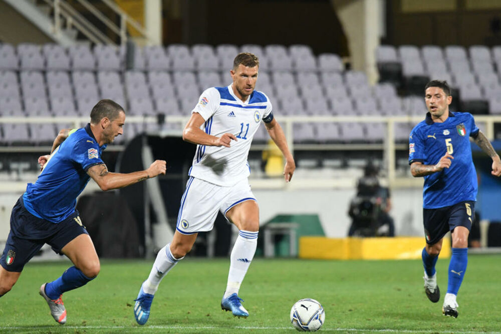 Edin Džeko, Fudbalska reprezentacija Bosne i Hercegovine, Fudbalska reprezentacija Italije