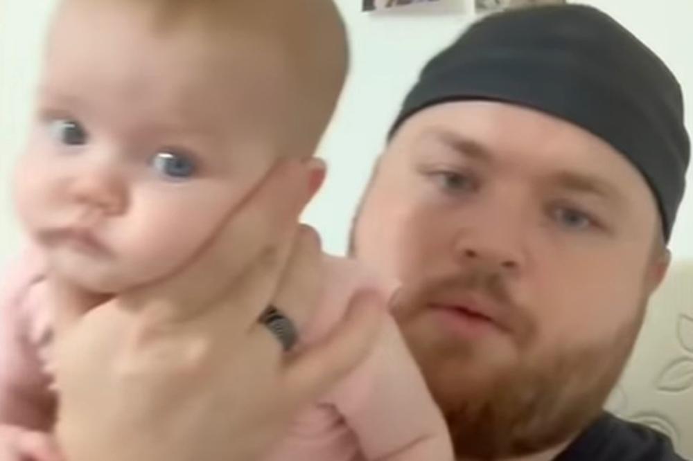 ŠOK SNIMAK: Tata pokazao kako za par sekundi uspavljuje bebu! OVO NIKAKO NE SMETE DA RADITE