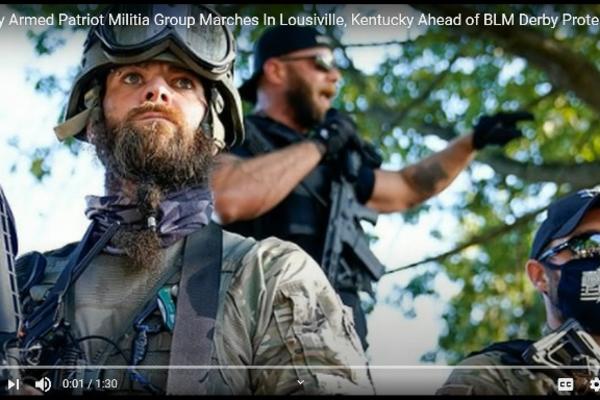 TEŠKO NAORUŽANE TRAMPOVE PRISTALICE SE OKUPLJAJU: Spremaju se da UDARE na TAMNOPUTE PROTESTANTE! (VIDEO)