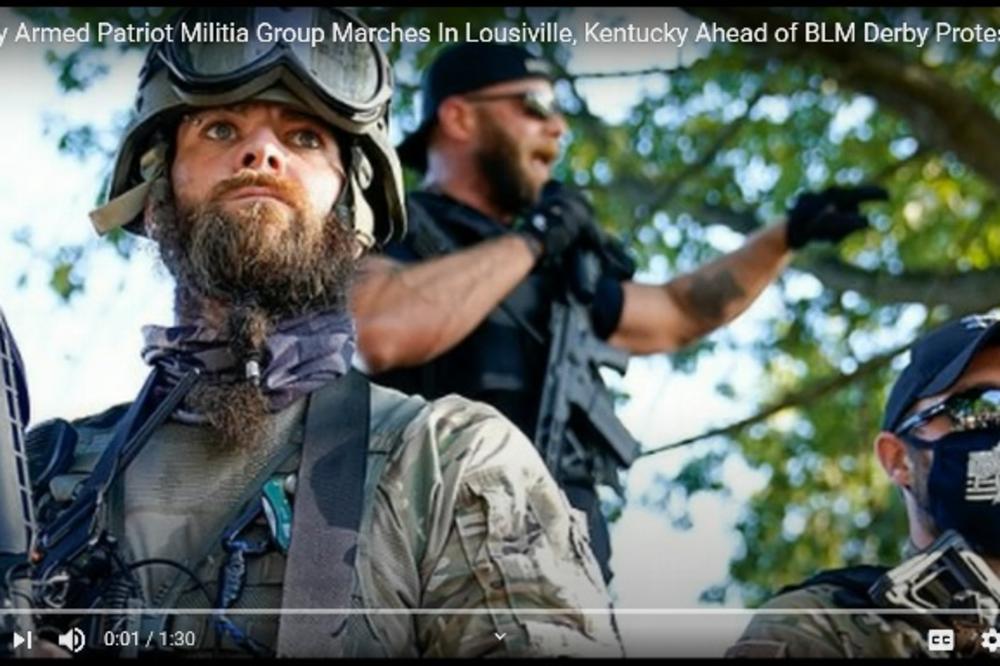TEŠKO NAORUŽANE TRAMPOVE PRISTALICE SE OKUPLJAJU: Spremaju se da UDARE na TAMNOPUTE PROTESTANTE! (VIDEO)