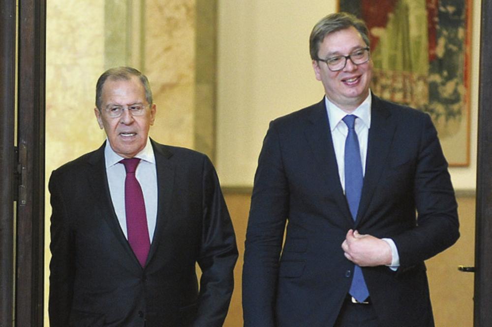 LAVROV PORUČIO VUČIĆU: Rusija će uvek podržavati prijateljsku Srbiju!