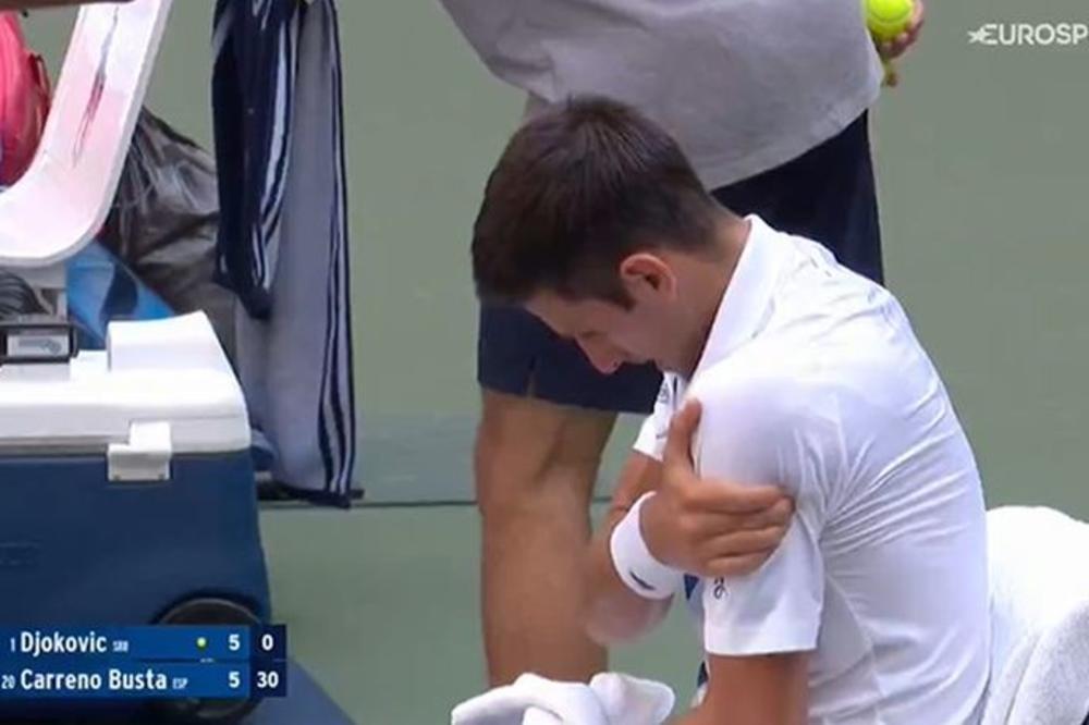 ĐOKOVIĆ POGODIO ŽENSKOG SUDIJU LOPTICOM: Drama u Njujorku, Noletu preti diskvalifikacija! (VIDEO)