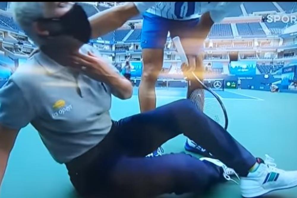 ISPLIVAO SNIMAK KOJI SVE OTKRIVA: Pogledajte face koje je pravila sudija dok je leđima bila okrenuta Novaku (VIDEO)