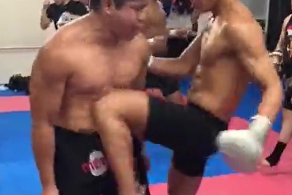 OVAJ DEČKO IMA TRBUŠNJAKE OD ČELIKA: Gledamo i ne verujemo koliko udaraca u stomak može da istrpi! (VIDEO)