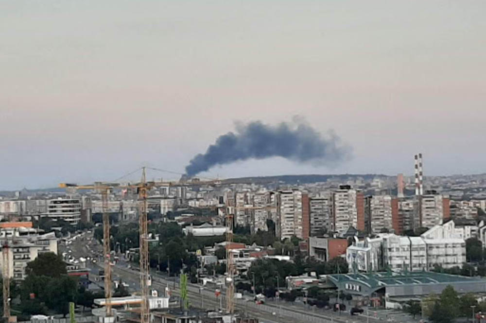 GORI STAN NA NOVOM BEOGRADU: Vatrogasci se bore sa stihijom