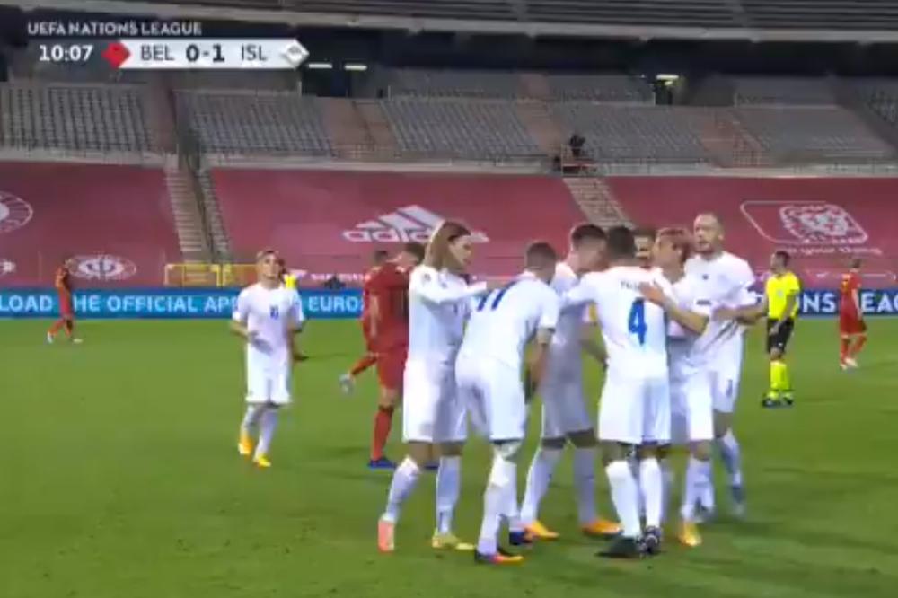 NEVEROVATAN GOL ISLANĐANA: Fridjonson ni sam ne zna kako je ovo ušlo u mrežu!