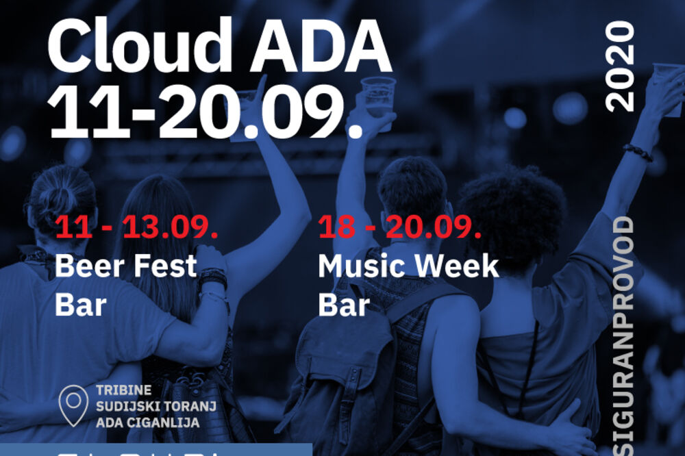 NE PROPUSTITE CLOUD ADA: muzički bar na otvorenom uz poštovanje svih mera