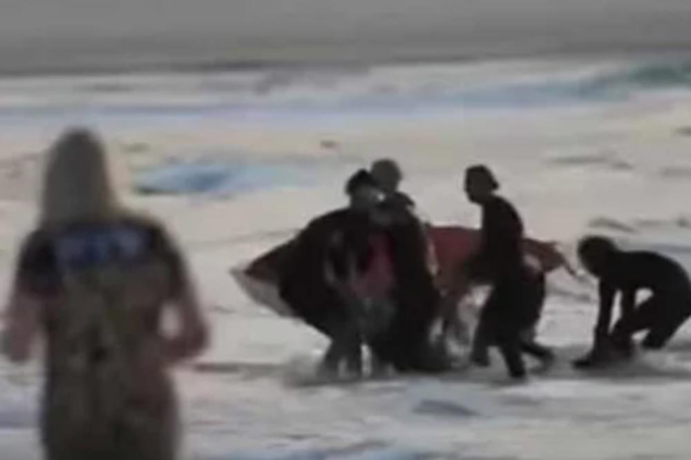 NA PLAŽI U AUSTRALIJI SE DESIO UŽAS! AJKULA NAPALA SURFERA, Šestoro ljudi ga izvlačilo, ali UZALUD