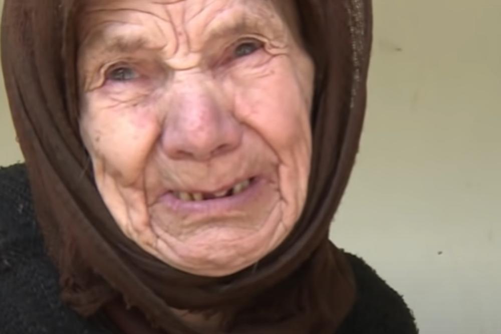POGLEDAJTE TUŽNO LICE BAKA VLADICE: Poslednja je Srpkinja u selu na Kosovu, HRANU JOJ DONOSI PRIJATELJ ALBANAC