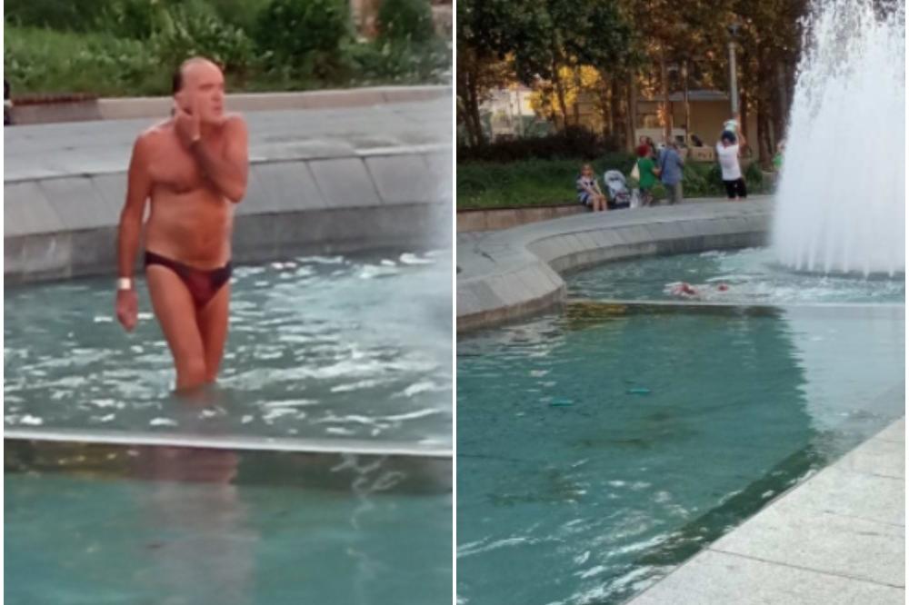 NE MARI ŠTO JE SEPTEMBAR! Šok scena u centru Beograda: Pogledajte šta ovaj stariji gospodin radi u JAVNOSTI! (FOTO)