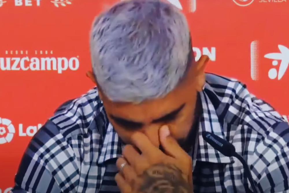 BANEGA PLAKAO KAO KIŠA NA OPROŠTAJU: Doviđenja, moja Seviljo! Konte, izvini!