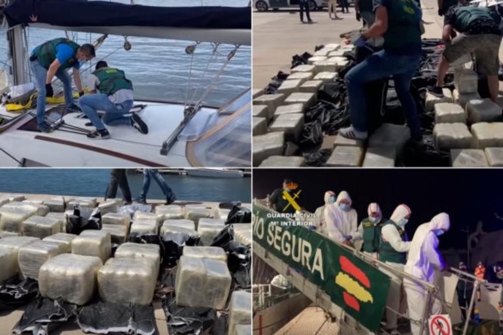KARTEL SA BALKANA PAO NA KANARSKIM OSTRVIMA: Filmske scene, zaplena tone kokaina vredne 40.000.000 evra! (VIDEO)