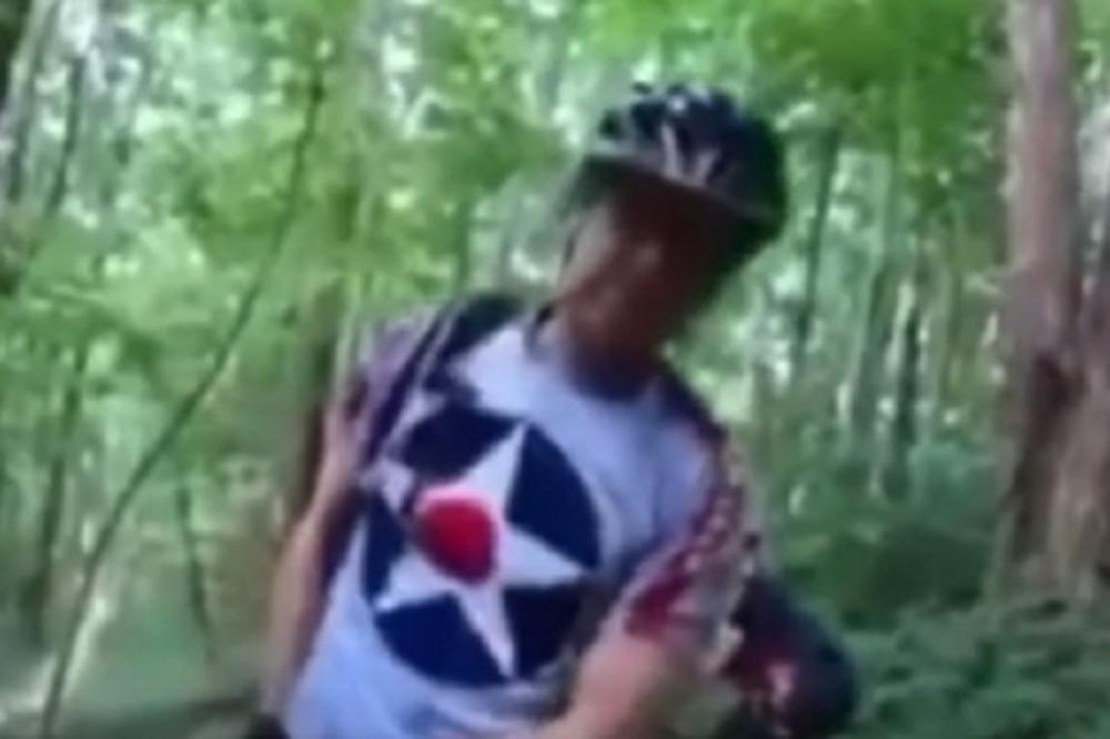 OVI LJUDI SU ZA SVAKU OSUDU: Dvojica biciklista vređala invalida na stazi, tražili mu i “propusnicu” (VIDEO)